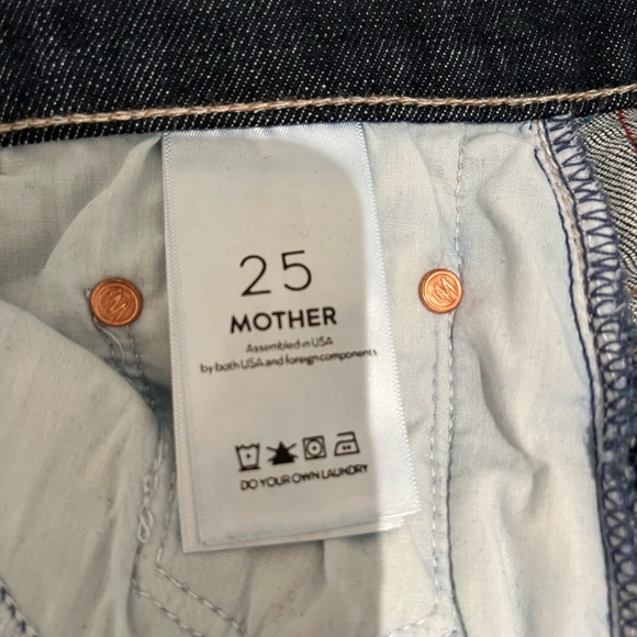 Mother Insider Crop Step Fray speed racer jeans 25 - Picture 14 of 14